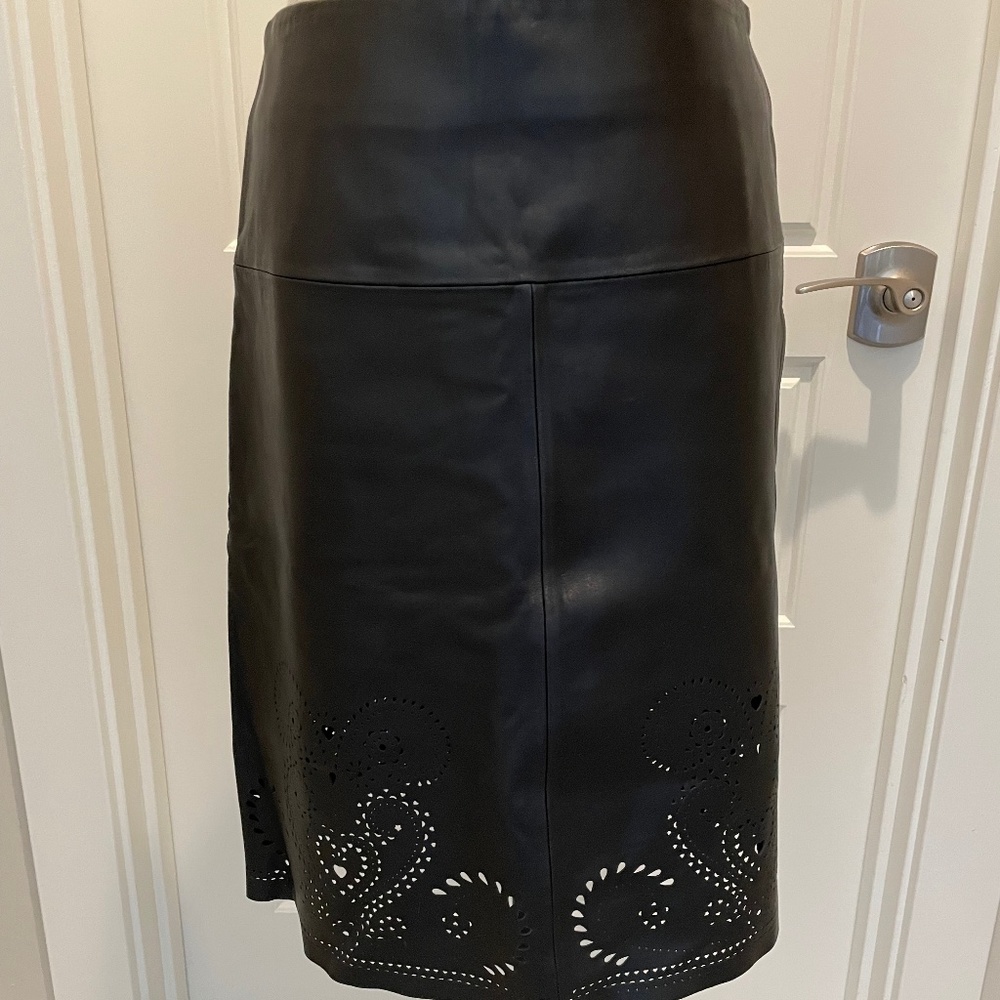 Vintage Leather Skirt